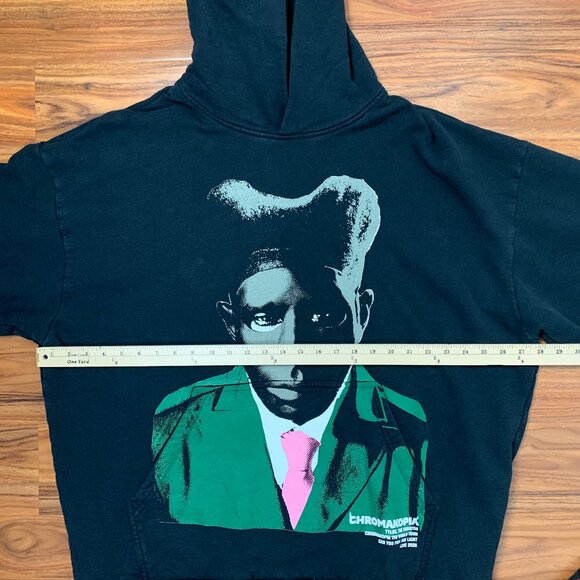 Tyler the Creator Chromakopia World Tour Black Green Hoodie XXL 2XL - Picture 16 of 16